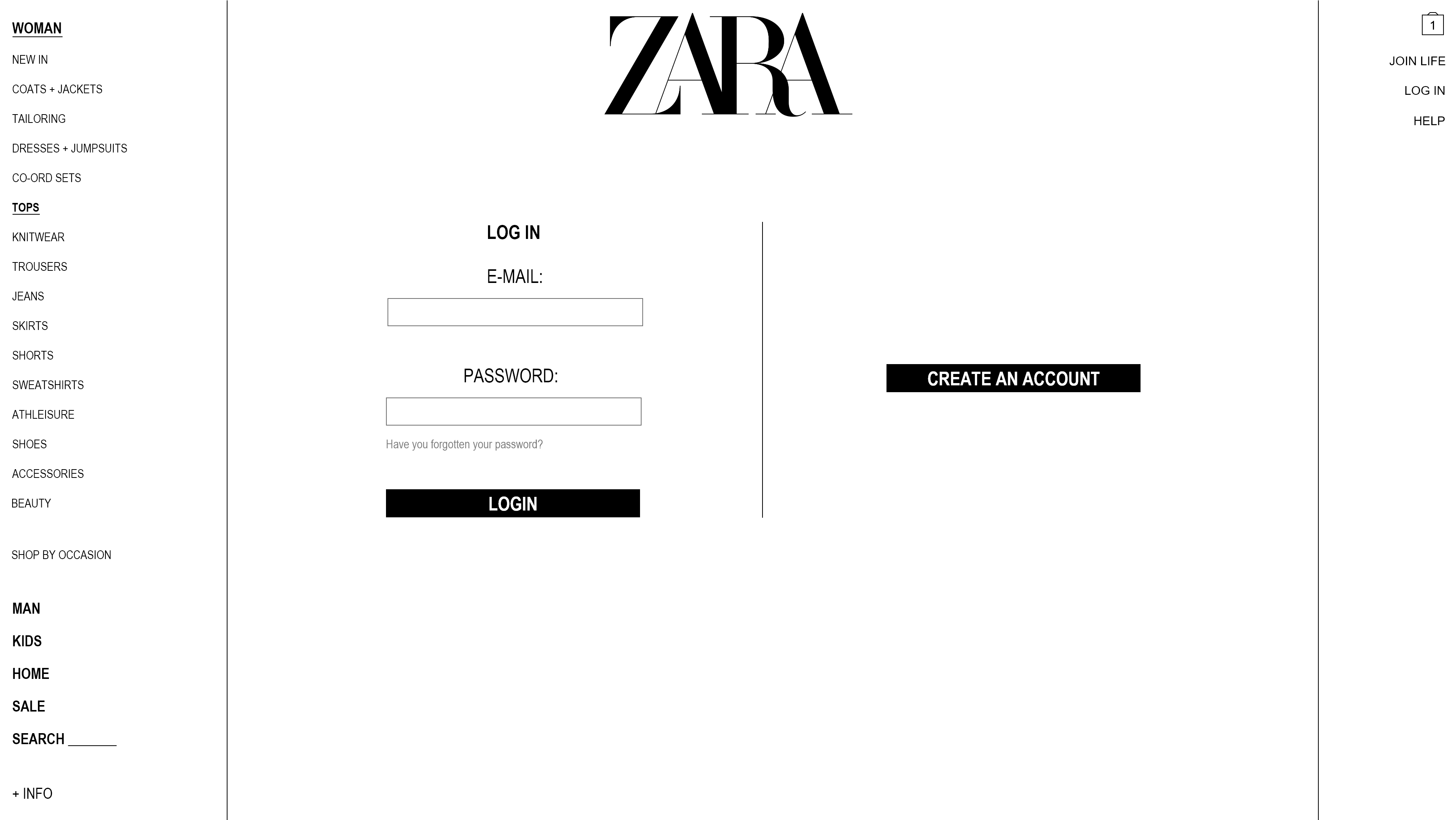 Zara Login